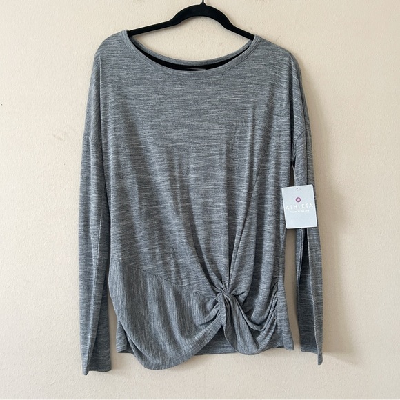 Athleta Birch Top in Heathered Grey - Picture 2 of 5
